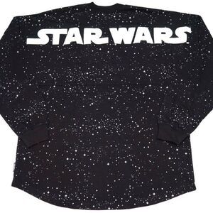 Disney Parks Spirit Jersey Mens S Black Star Wars White Collectible 2020 Galaxy
